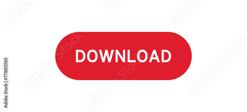 download button isolated on a white background