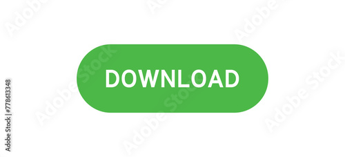 download button isolated on a white background