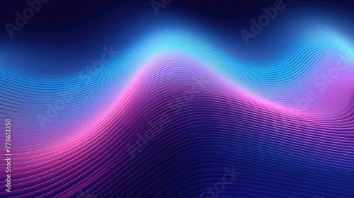 vibrant pink surge in blue depths photo