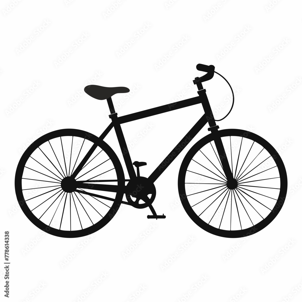 A set of bicycle cyclists riding their bikes in silhouette vector illustration,head of a bull,bike characters,Holiday t shirt,Hand drawn trendy Vector illustration,helmet,riding bicycle on black backg