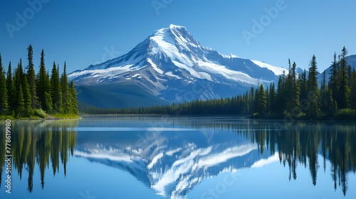 Crystal Vista: Mountain Elegance./n © Крипт Крпитович