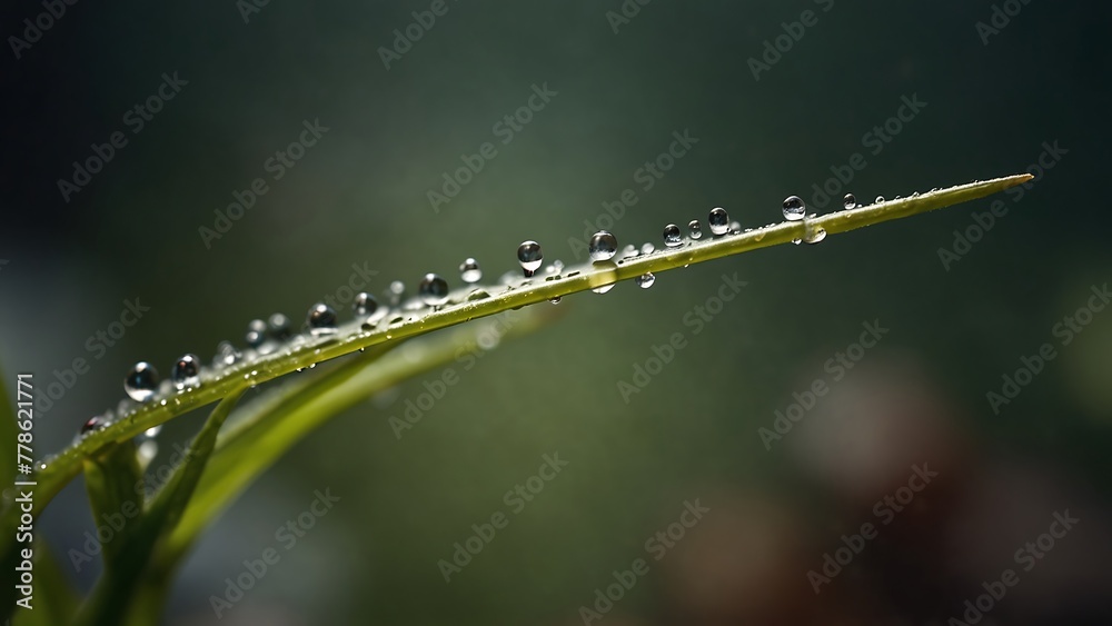 Macro image of an insect on a flower in a garden, water droplets clinging to it. Macro image of an insect on a flower in a garden, water droplets clinging to it.