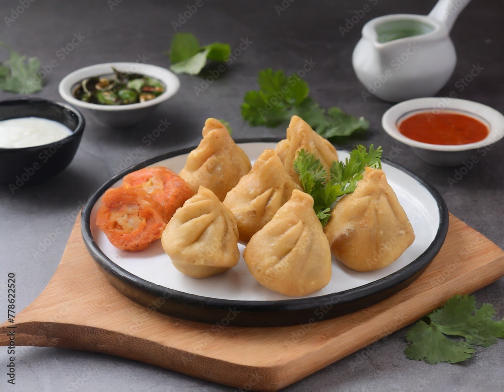 traditional food dumpling momos