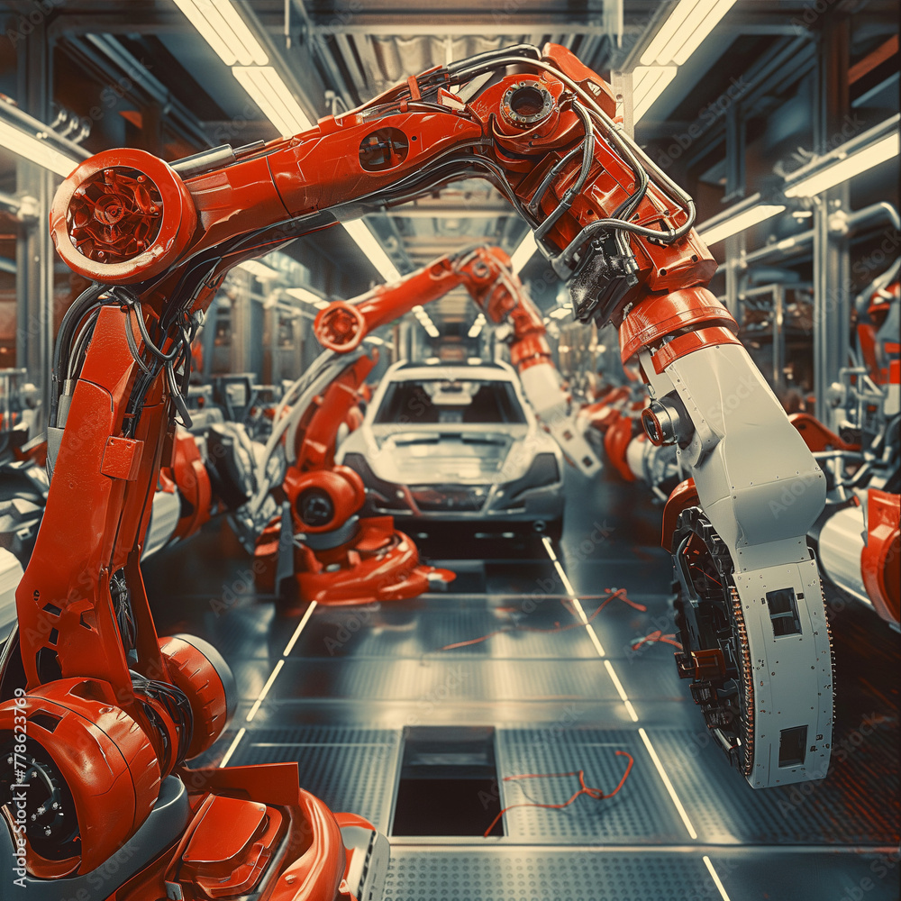 car industrial robotic