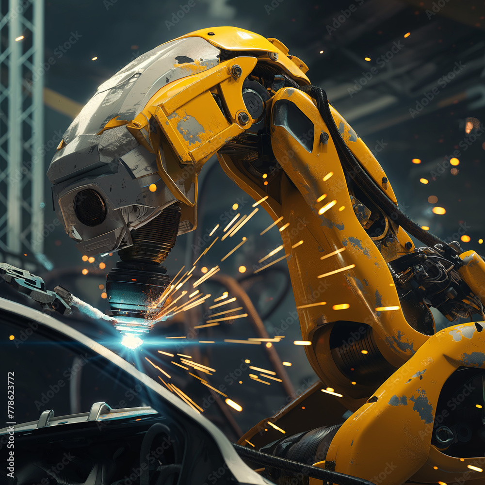 car industrial robotic