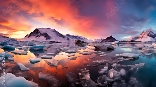 Iceland nature scenery in winter #778626753