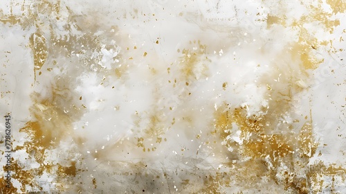 wrinkled rusty surface gold grunge white backgound texture