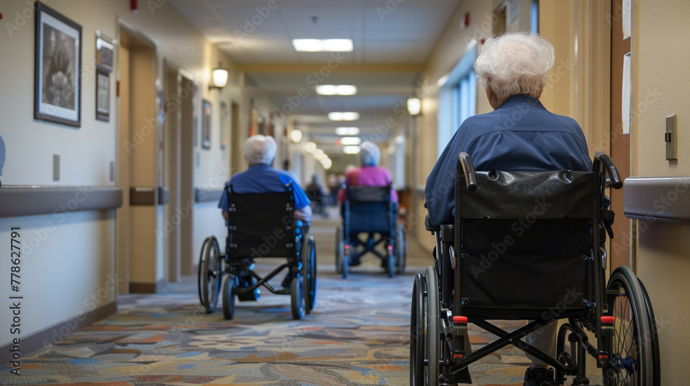 Activities in nursing homes cater to the interests and abilities of senior men and women. Activities in nursing homes cater to the interests and abilities of senior men and women.
