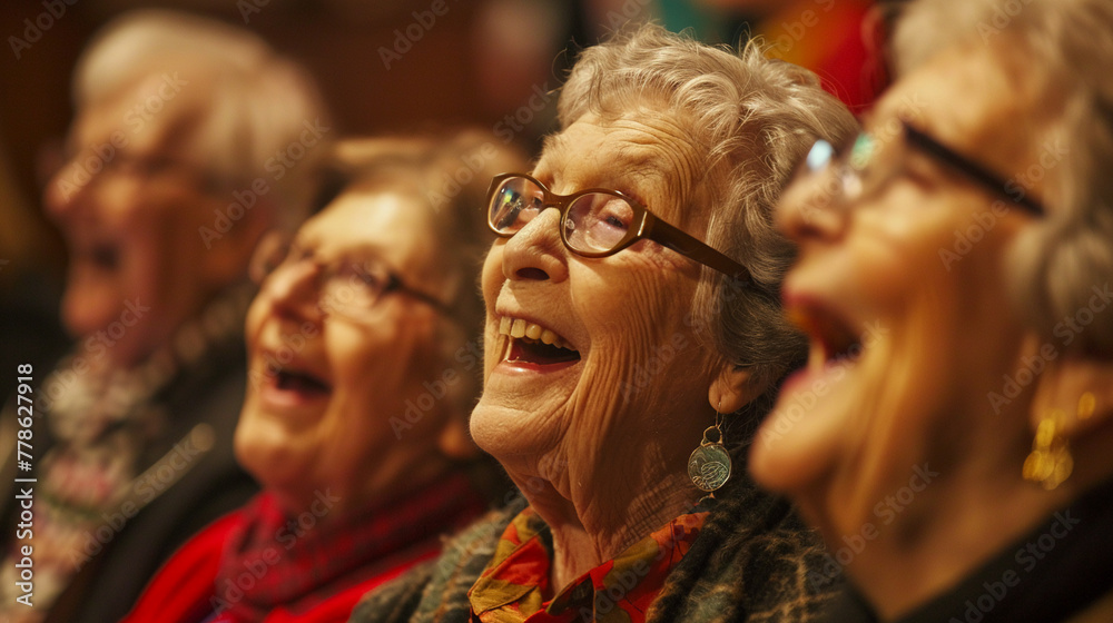 Musical performances and sing-alongs bring joy and nostalgia to senior males and females. Musical performances and sing-alongs bring joy and nostalgia to senior males and females.