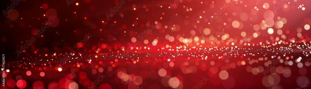 A red background with red dots scattered all over it A red background with red dots scattered all over it