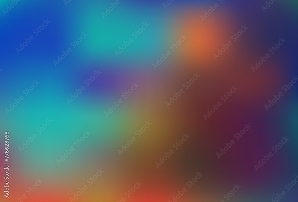 Light Blue, Red vector blurred shine abstract pattern.