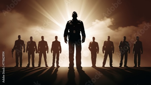 A silhouette leads a team © JH45