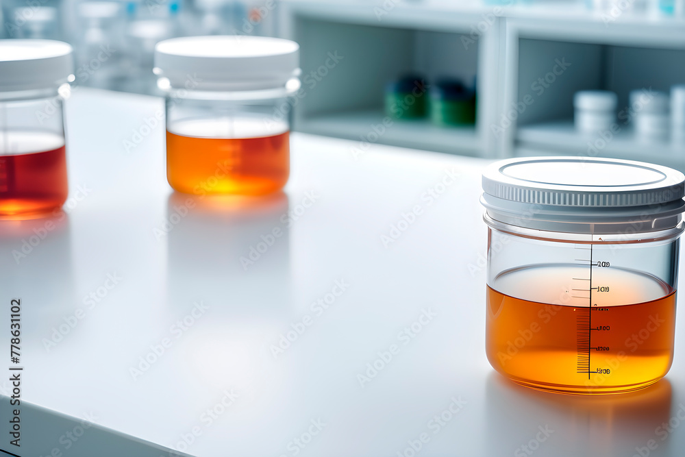 There are many medical petri dish neatly arranged on the white table, laboratory environment ,Many glass containers contain various liquids, scientific research and experimental materials There are many medical petri dish neatly arranged on the white table, laboratory environment ,Many glass containers contain various liquids, scientific research and experimental materials