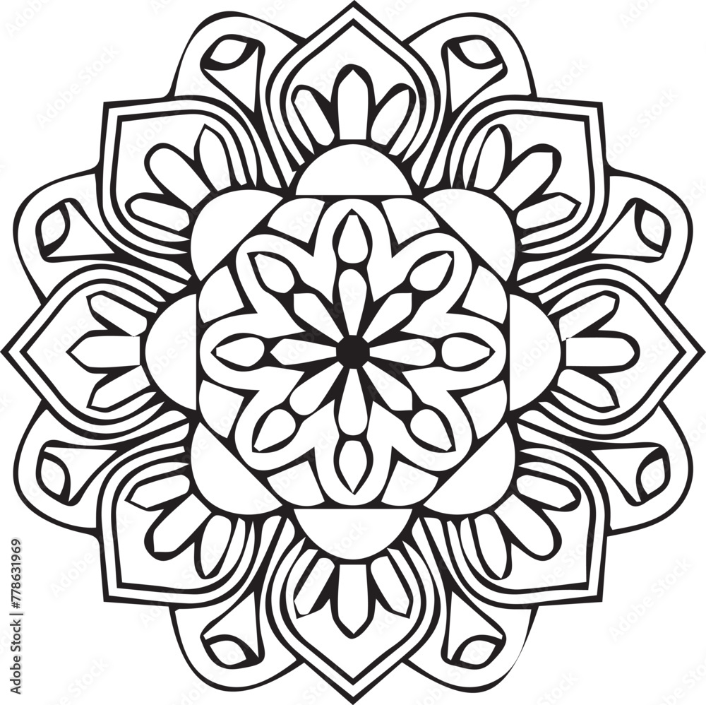Beautiful mandala art, vector mandala design Beautiful mandala art, vector mandala design
