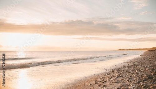 beautiful realistic summer background with beach scenery generative ai