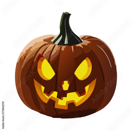 Halloween decoration icons