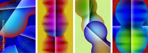 Abstract colors. Abstract backgrounds for wallpaper, business card, cover, poster, banner, brochure, header, website
