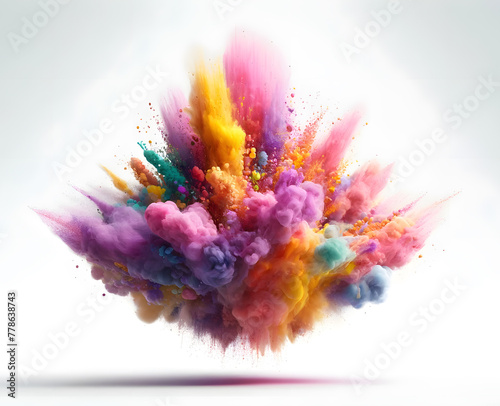 Futuristic Abstract Background - Technology Particles in Flux