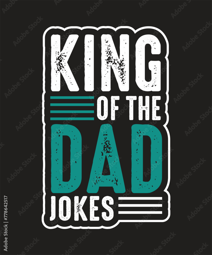 Obraz premium father's day custom t shirt design Daddy typography t-shirt design