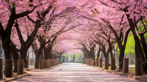 spring in the park.