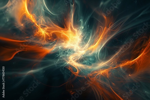 Abstract electrical field background 