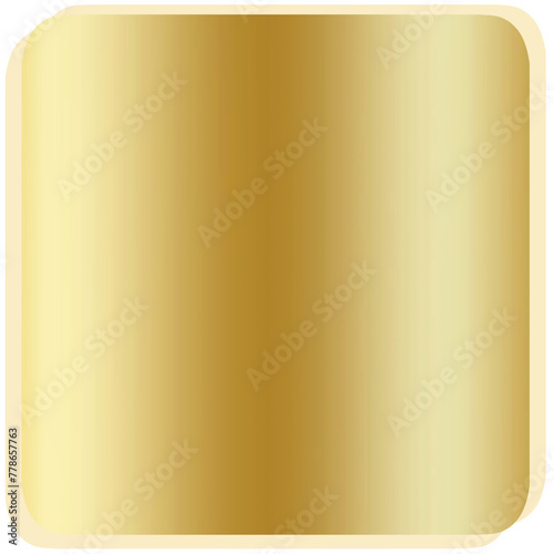 Gold frame golden square frame box ,Elegant digital art box concept. 