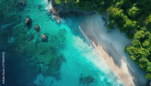 Aerial shots of beaches offer a unique perspective, showcasing the stunning contrast between land, sea, and sky