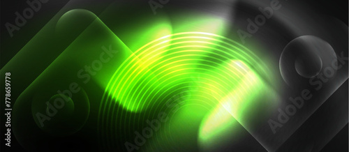 Glowing light neon shiny background. Vector Illustration For Wallpaper, Banner, Background, Card, Book Illustration, landing page