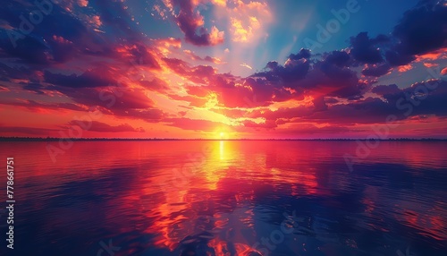 perfect sunset with stunning colors reflecting off clouds, silhouettes of trees or landscapes, and a serene atmosphere. These backgrounds can be used in various contexts