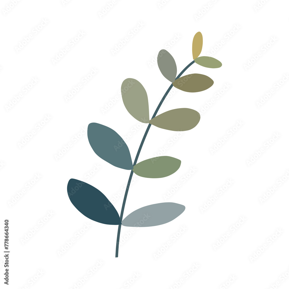 leaves isolated on white background leaves isolated on white background
