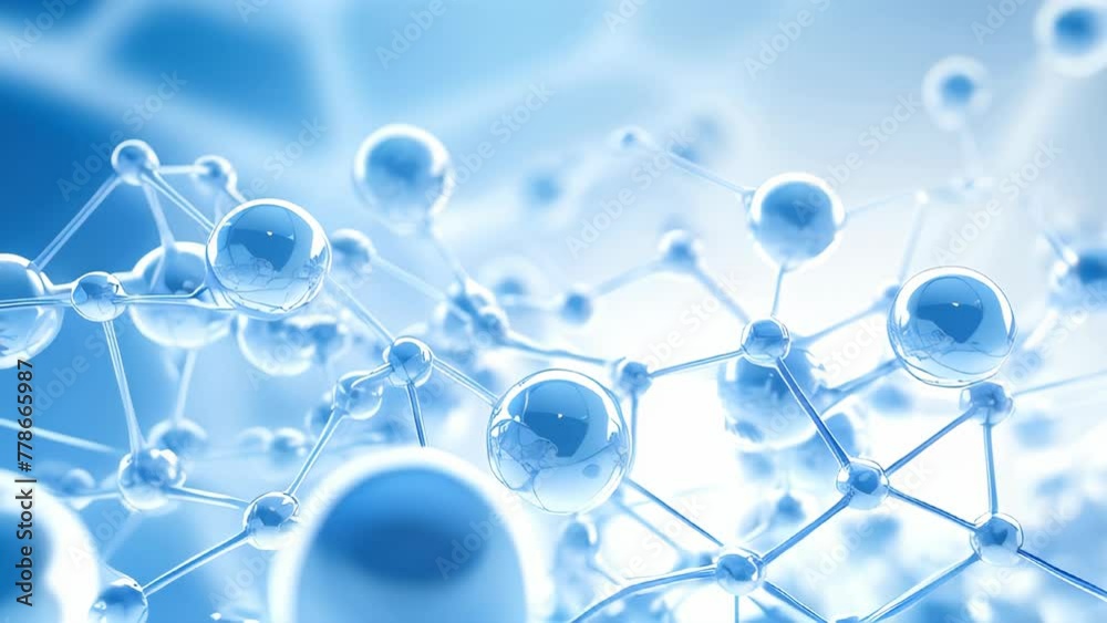Abstract generic transparent molecules structure