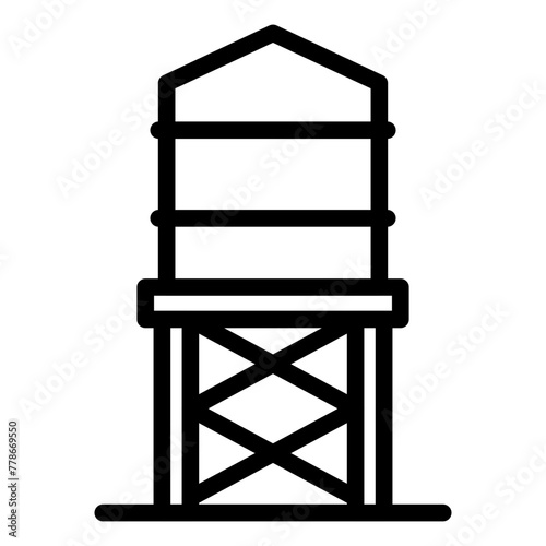 water reservoir icon 