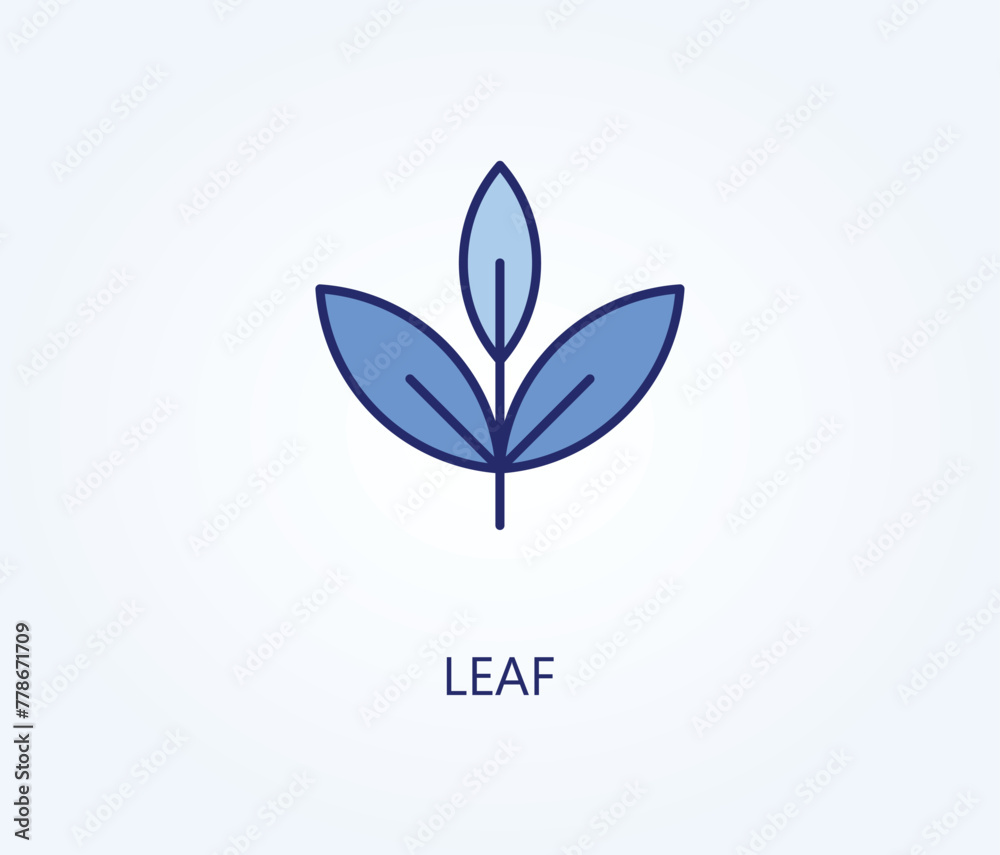 Leaf vector, icon or logo sign symbol illustration. Leaf vector, icon or logo sign symbol illustration.