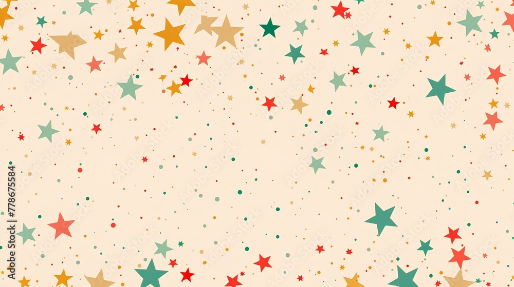 Colorful Confetti Celebration Pattern Colorful Confetti Celebration Pattern