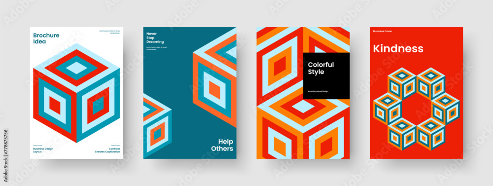 Geometric Brochure Template. Isolated Poster Design. Creative Business Presentation Layout. Banner. Flyer. Background. Book Cover. Report. Catalog. Pamphlet. Notebook. Advertising. Brand Identity