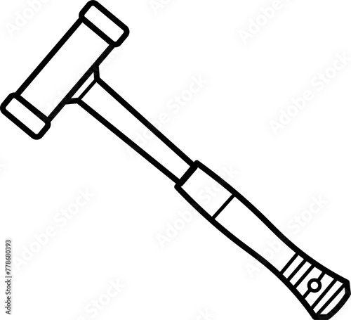 Hammer Handcraft Outline Icon