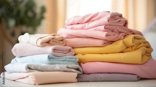 Gentle Baby Fabrics in a Pile of Calming Colors.