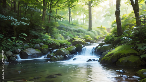 waterfall in the forest