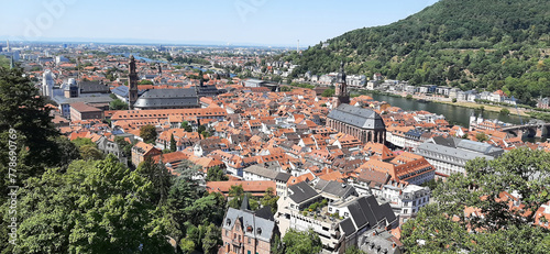 Residential buildings in Heidelberg germany