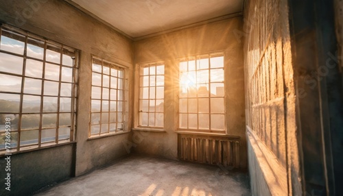 sunshine shining in prison cell window