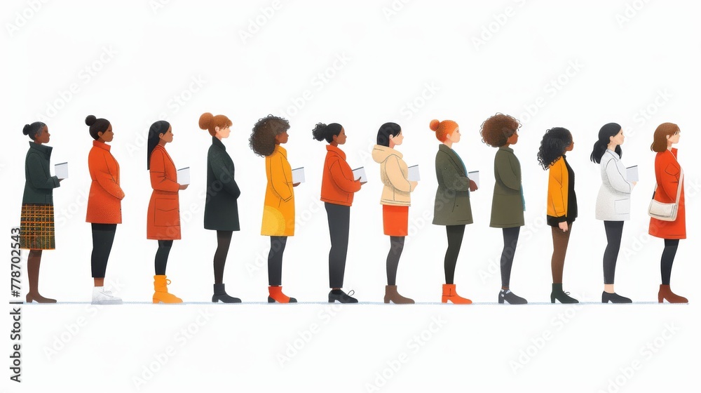 In queues across the nation, individuals from diverse age groups, genders, and backgrounds patiently await their turn to cast their votes In queues across the nation, individuals from diverse age groups, genders, and backgrounds patiently await their turn to cast their votes
