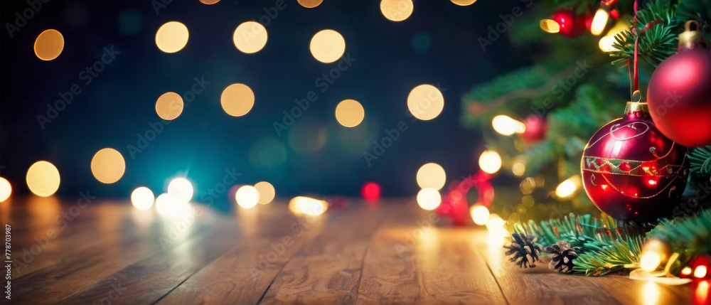 Christmas Balls Background with Empty Space for Text Christmas Balls Background with Empty Space for Text