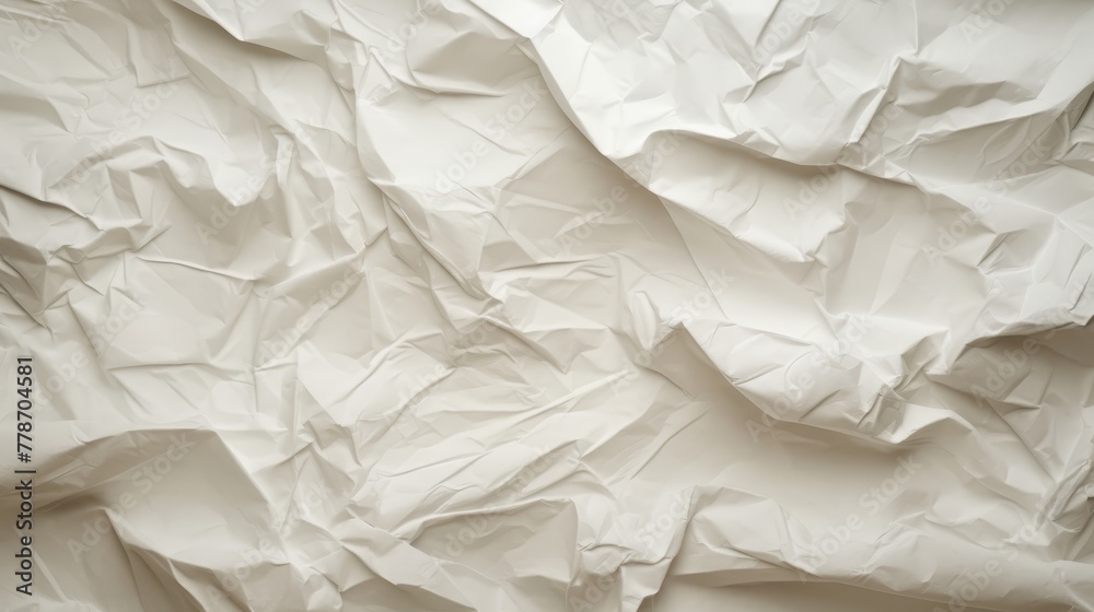 Paper background with crumpled texture and soft lighting Paper background with crumpled texture and soft lighting