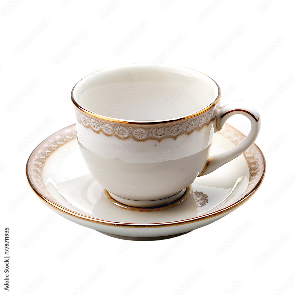 Fototapeta premium Turkish coffee cup front side