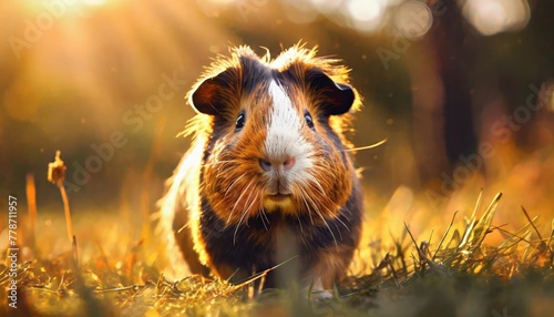 cute and lifelike 3d rendering of a guinea pig featuring adorable features and a playful expression perfect for adding a touch of cuteness to any project