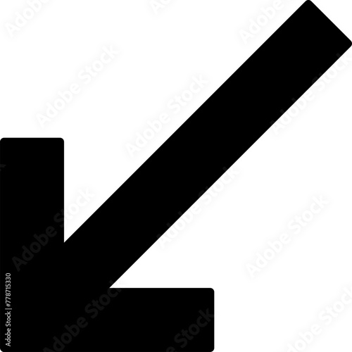 Down Left Icon