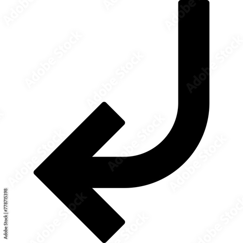 Turn Left Icon