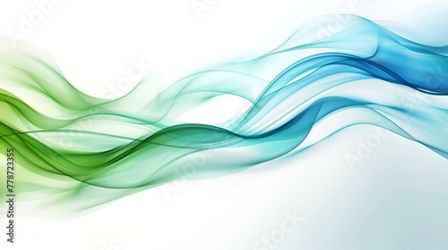 Awesome Abstract Blue Green Watercolor Wave Design ,Abstract eco background design with space for your text ,Modern green and blue waves ,Blurred lines background
