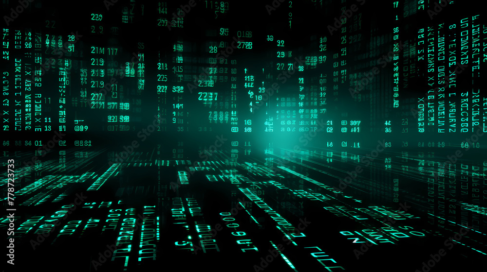 Binary code abstract internet concept background Binary code abstract internet concept background