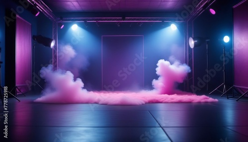 Stage Emitting Smoke